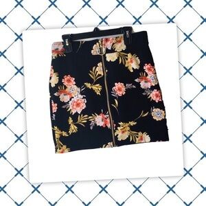 INC International Concepts Floral Mini Skirt